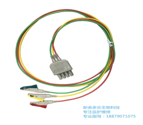 日本光電三導聯心電圖電纜BR-903P夾子