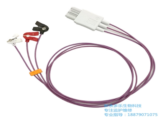 飛利浦M1624A心電圖導聯線組非屏蔽 3導聯微型夾AAMI 0.7M 產品介紹
