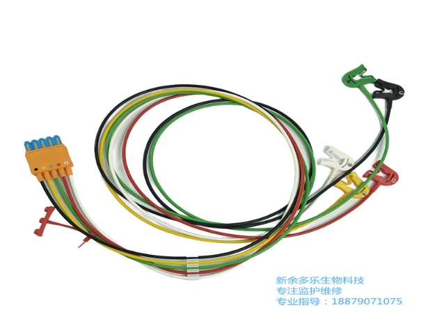 飛利浦M1974A 5導夾式心電導聯線歐標手術室專用