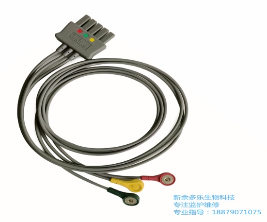 飛利浦Efficia可重複使用3導卡扣式歐標心電線989803160681產品介紹